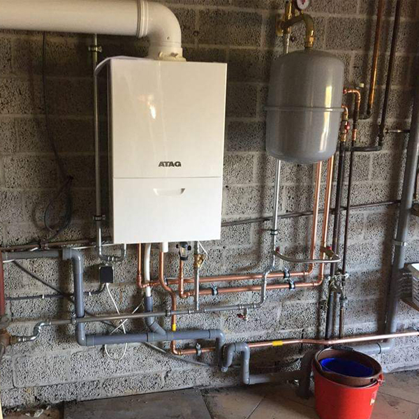 realisatie van een ketel